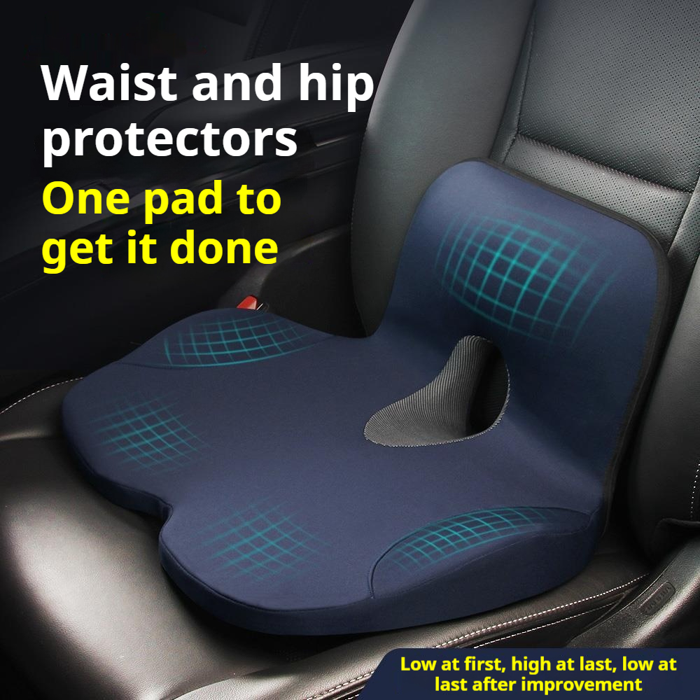 Memory Foam Car Neck Pillow Lumbar Support - Bantal Kursi Booster Kursi Pengemudi Utama