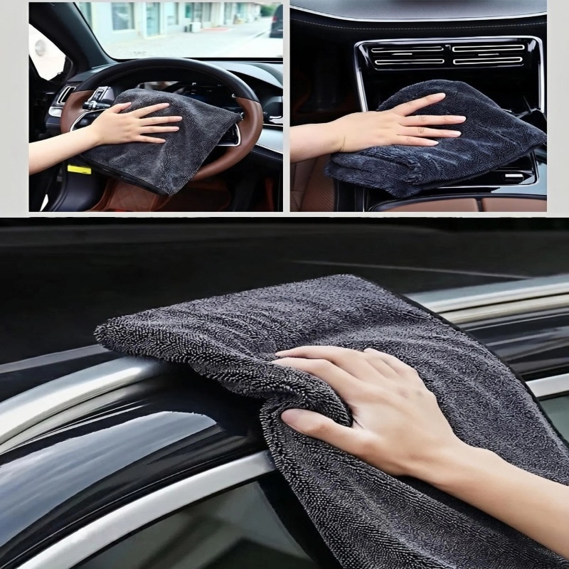 Microfiber Car Drying Towel Super Absorbent - Handuk Pengering Mobil Mikrofiber Twist Loop