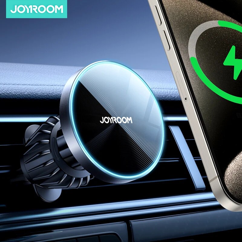 Wireless Car Charger Mount Fast Charging - Joyroom pengisi daya ponsel mobil, magnetik
