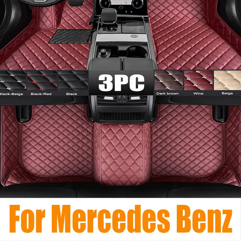 Car Floor Mats Universal Waterproof Leather - Tikar Lantai TPE Mobil Asli untuk