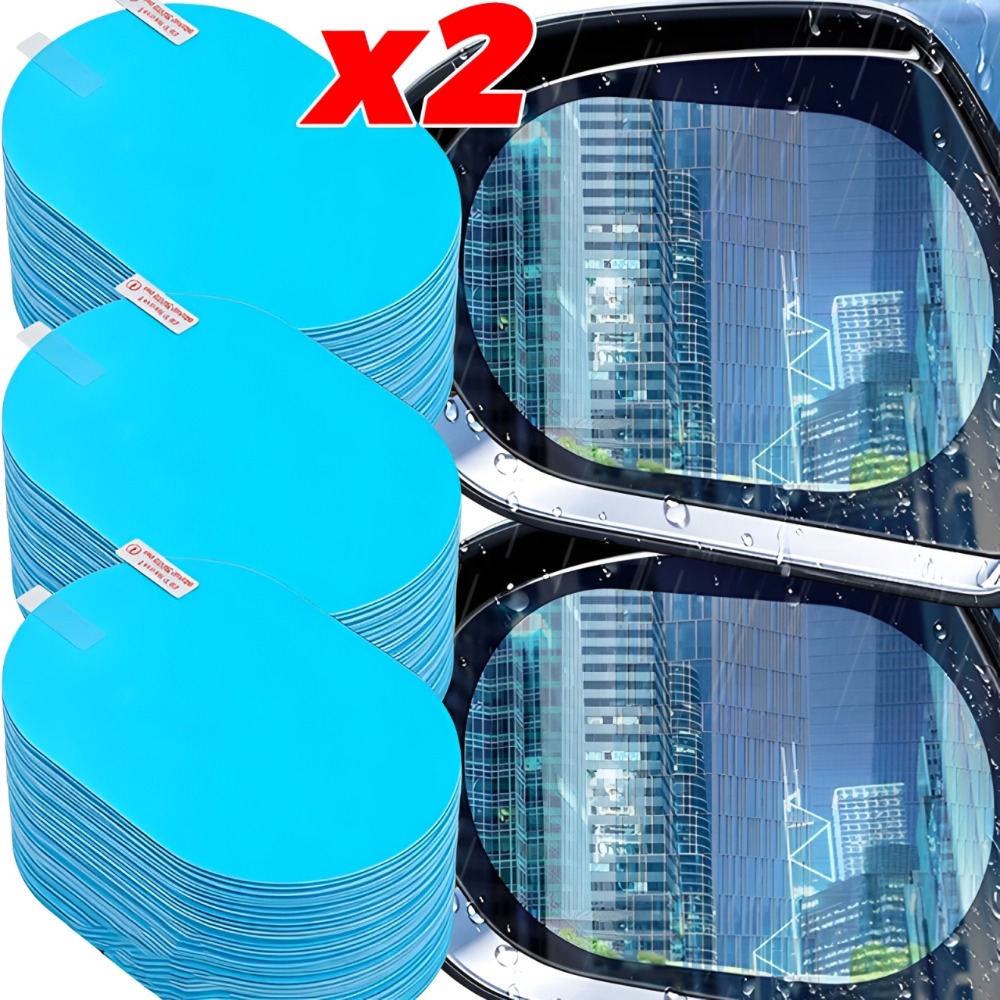 Anti Glare Car Rearview Mirror Film - 2/1 Buah Film Pelindung Kaca Spion
