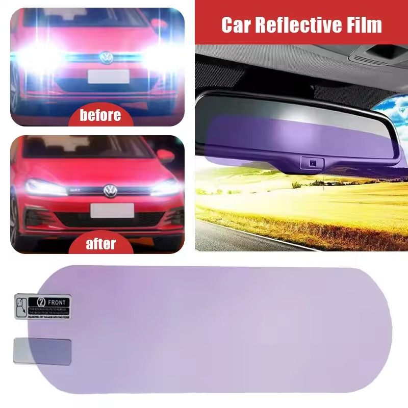 Anti Glare Car Rearview Mirror Film - Kaca Spion Interior Mobil Film Anti