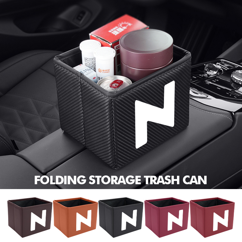Waterproof Car Trash Can With Lid - Tempat Sampah Mobil Tas Organizer Tahan