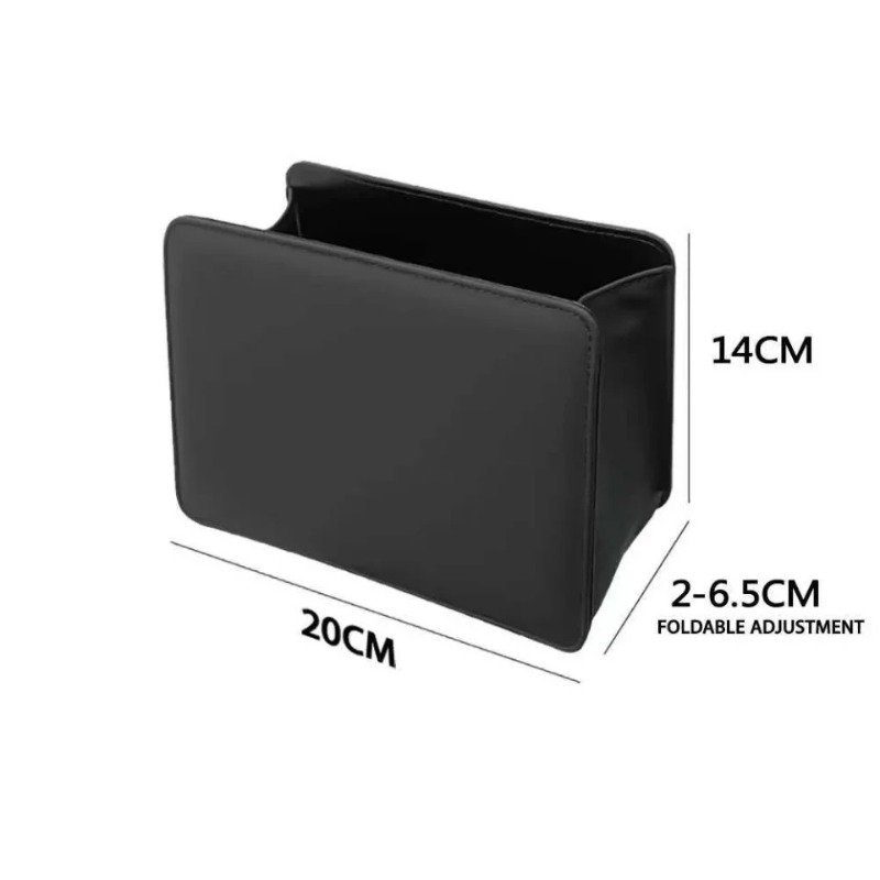 Waterproof Car Trash Can With Lid - Kotak Penyimpanan Pintu Tempat Sampah Mobil,