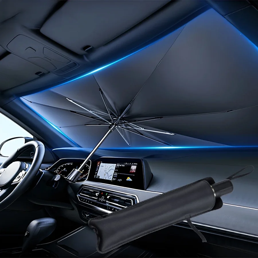 Car Sunshade Windshield Umbrella Foldable - Penutup Kaca Depan Mobil Lipat Serbaguna