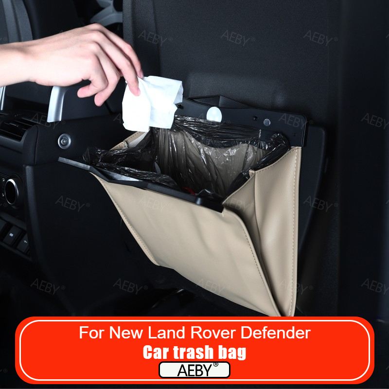 Waterproof Car Trash Can With Lid - Untuk Land Rover Defender 90 110