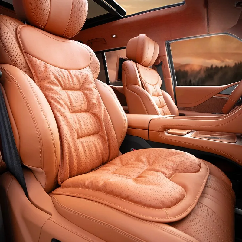 Leather Car Seat Covers Full Set Universal - Sarung Jok Mobil Kulit Nappa Universal,