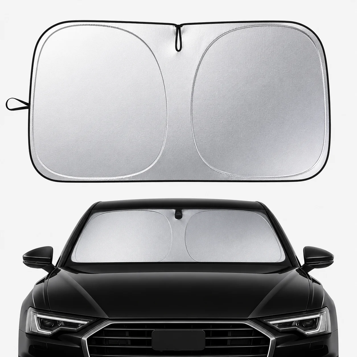Car Sunshade Windshield Umbrella Foldable - Penutup Pelindung Matahari Kaca Depan Mobil,