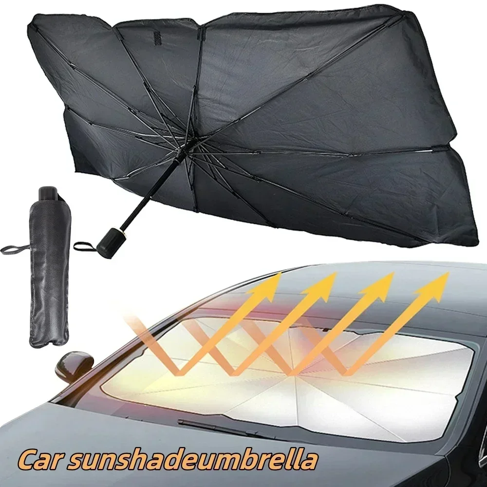 Car Sunshade Windshield Umbrella Foldable - Payung Pelindung Matahari Kaca Depan Mobil,