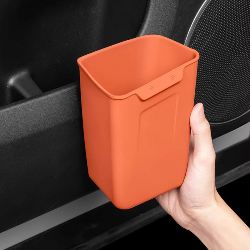 Waterproof Car Trash Can With Lid - Tempat Sampah Mobil Universal Mini, Tempat