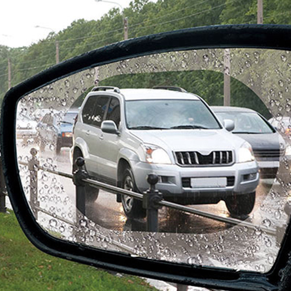 Anti Glare Car Rearview Mirror Film - 5 Pasang Film Anti Hujan untuk