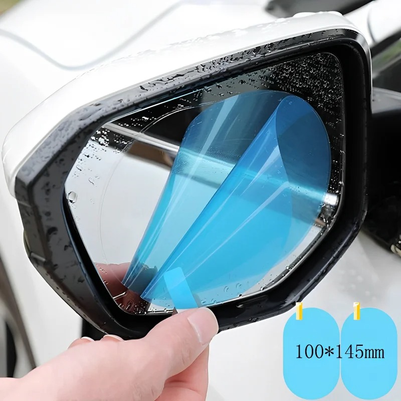 Anti Glare Car Rearview Mirror Film - Stiker Pelindung Cermin Mobil Nano Coating,