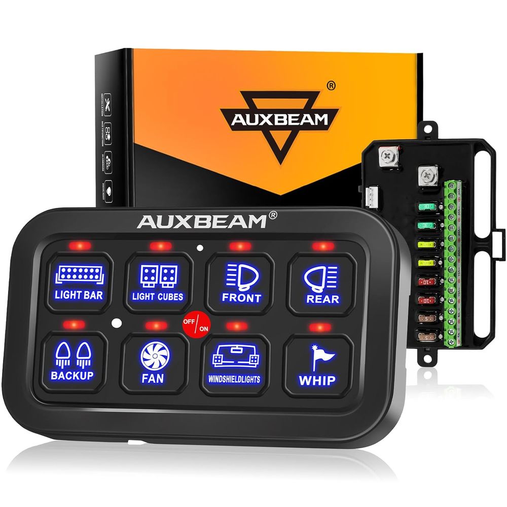 Car Electronics - Panel Saklar 8 Gang BA80, Panel