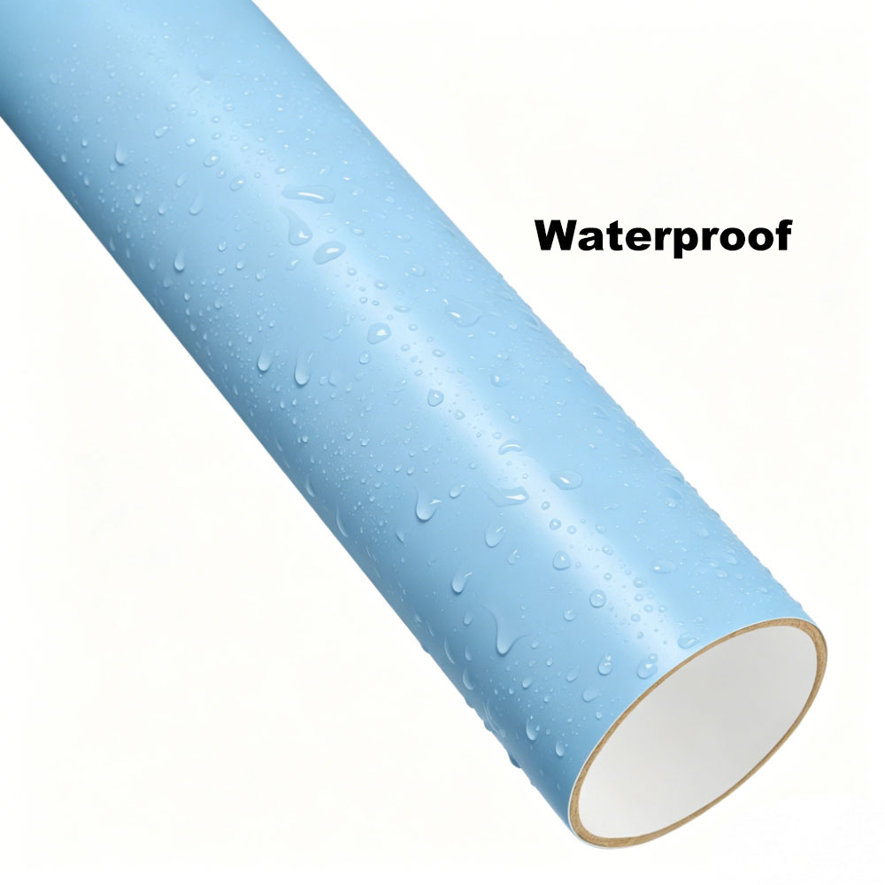 Anti Glare Car Rearview Mirror Film - Film Vinyl Wrap Mobil Matte Biru