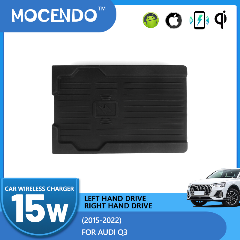 Wireless Car Charger Mount Fast Charging - Pengisi Daya Mobil Nirkabel 15W, Alas