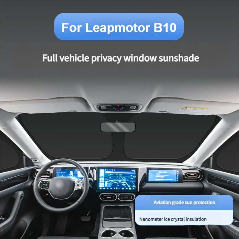 Car Sunshade Windshield Umbrella Foldable - Payung Pelindung Matahari Mobil untuk Leapmotor