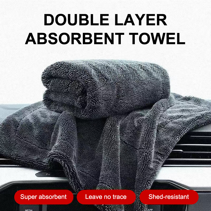 Microfiber Car Drying Towel Super Absorbent - [CA2] Handuk Pengering Mikrofiber Bulu Terpuntir