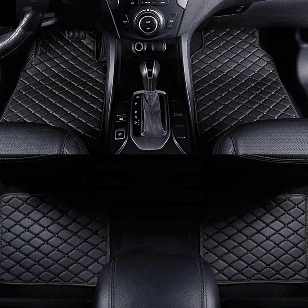 Car Floor Mats Universal Waterproof Leather - Karpet Lantai Mobil 4 Buah Karpet