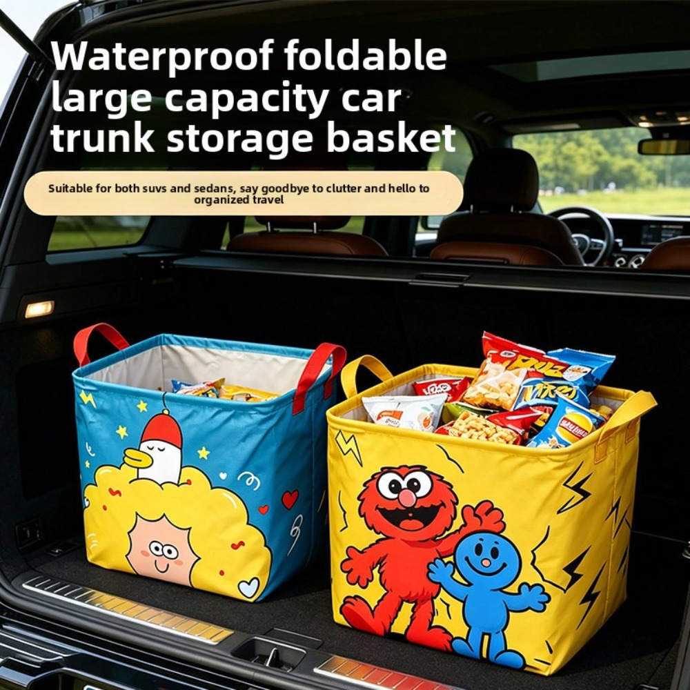 Car Trunk Organizer Foldable Storage Box - 1 buah Kotak Penyimpanan Bagasi Mobil