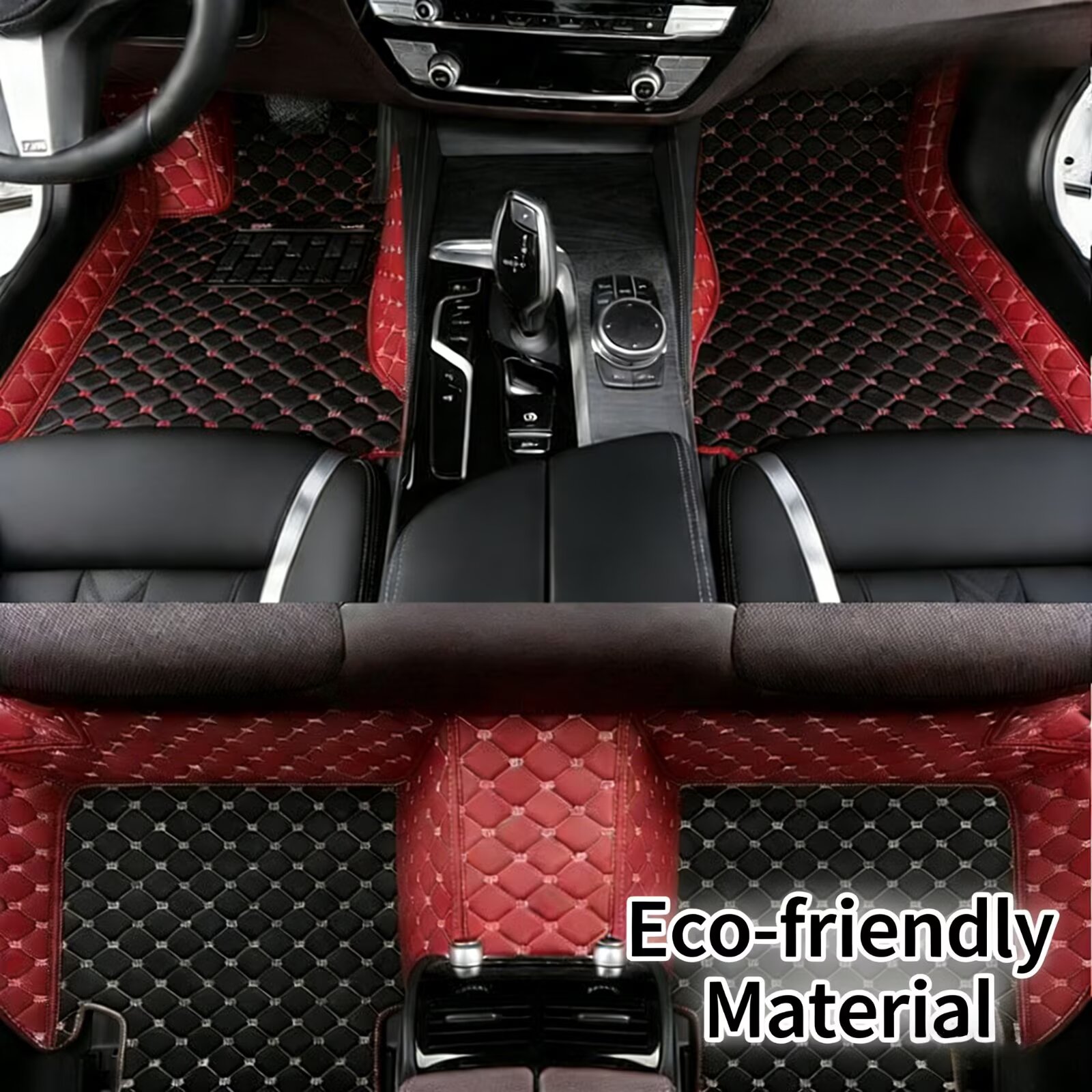 Car Floor Mats Universal Waterproof Leather - Karpet Lantai Mobil Kulit untuk Jeep