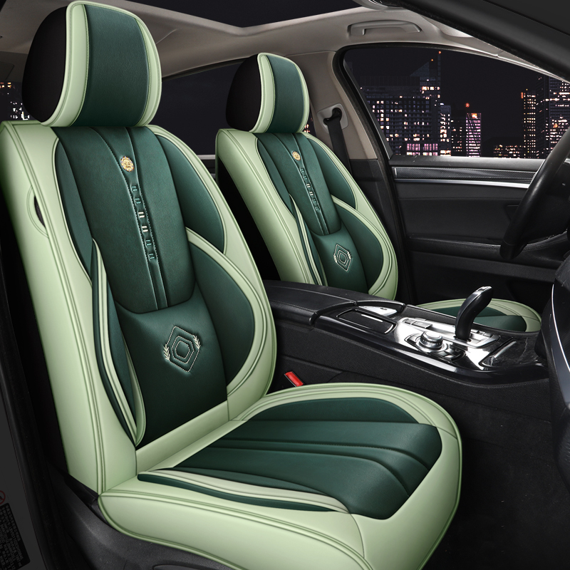Leather Car Seat Covers Full Set Universal - Sarung Jok Mobil Kulit Full Set