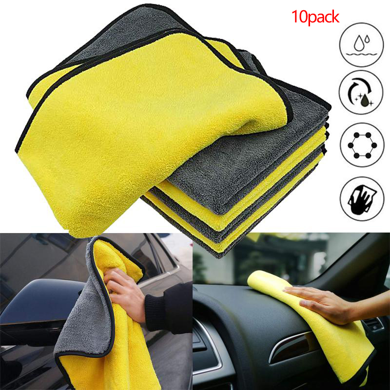 Microfiber Car Drying Towel Super Absorbent - Handuk Pengering Mobil Mikrofiber Ekstra Tebal,