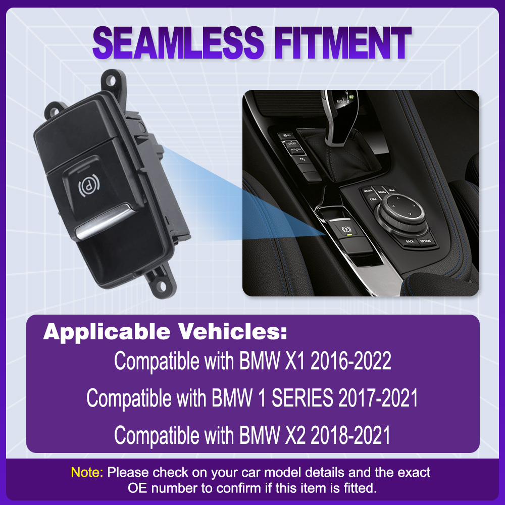 Car Electronics - Sakelar Kontrol Parkir Rem Tangan Elektronik
