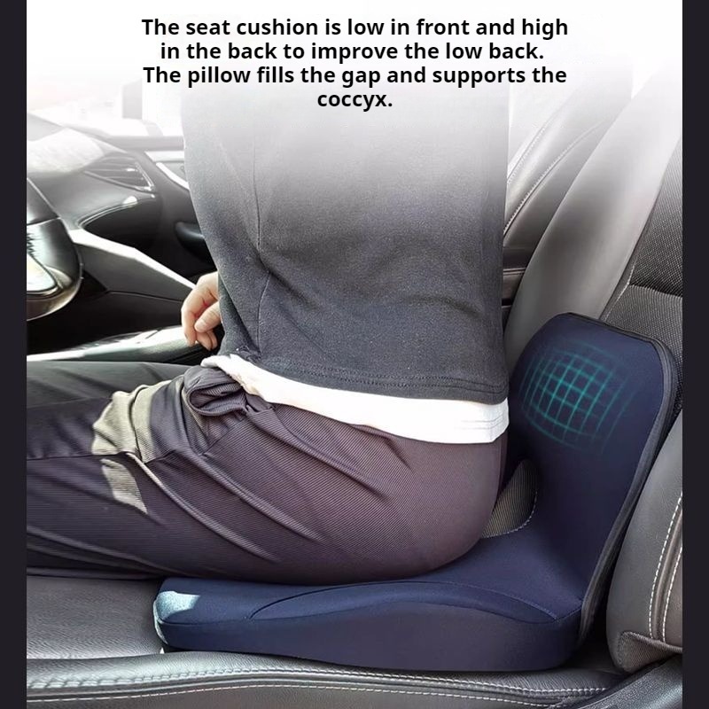 Bantal Kursi Booster Kursi Pen - Memory Foam Car Neck Pillow Lumbar Support ulasan dan harga