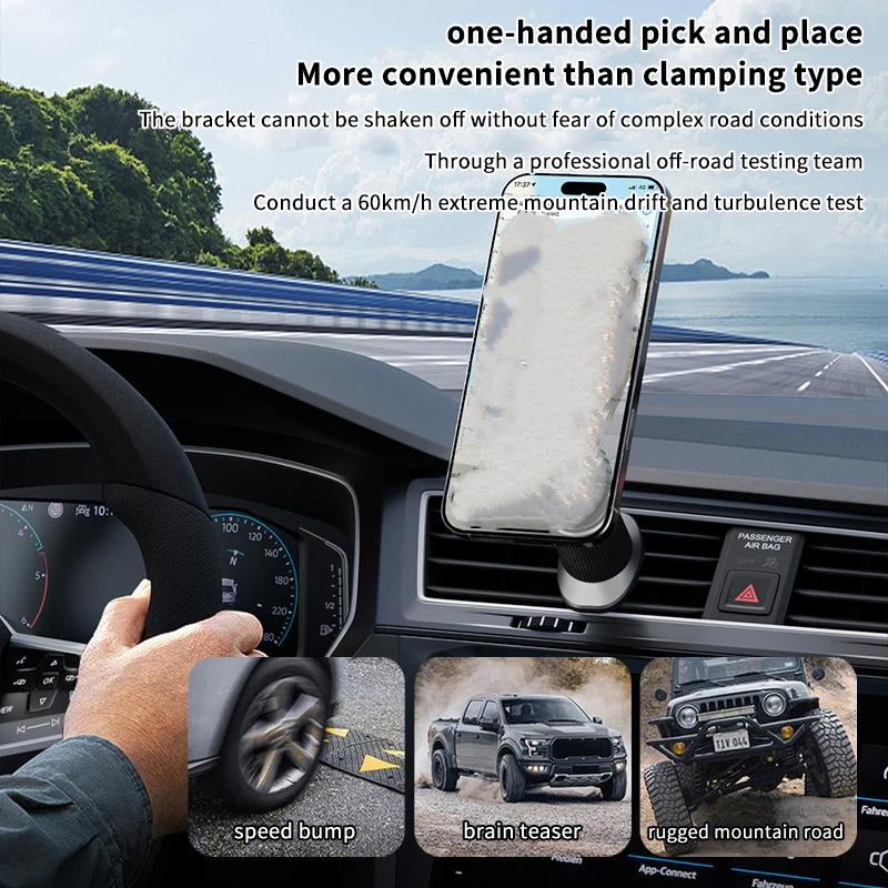 1 Buah Dudukan Telepon Mobil M - Magnetic Phone Holder For Car Vent ulasan dan harga