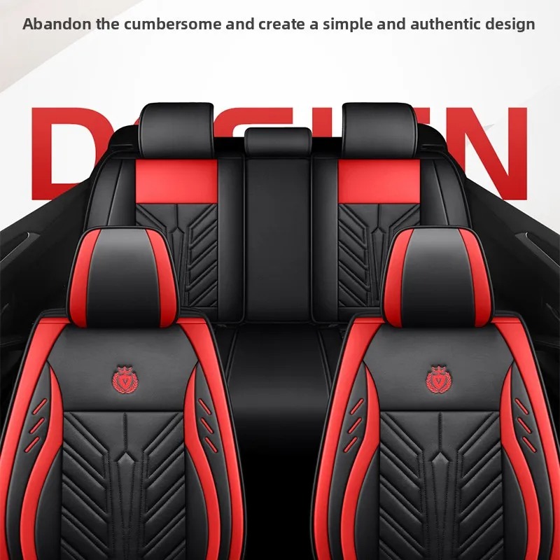 Sarung Jok Mobil 5-Seater yang - Leather Car Seat Covers Full Set Universal ulasan dan harga