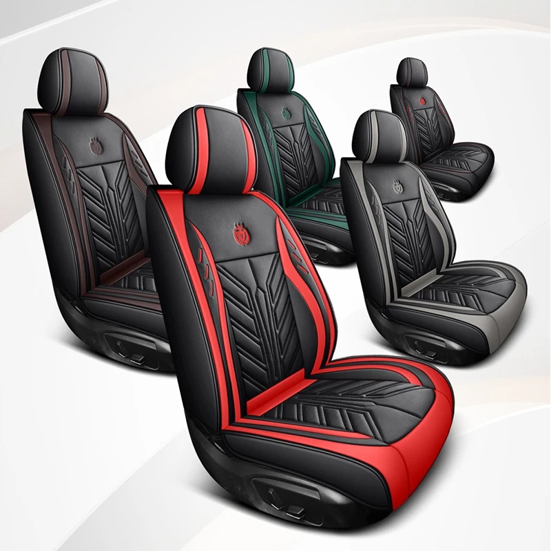Sarung Jok Mobil 5-Seater yang - Leather Car Seat Covers Full Set Universal ulasan dan harga