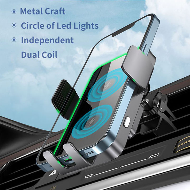 Pengisi Daya Nirkabel Qi2, Dud - Magnetic Phone Holder For Car Vent ulasan dan harga