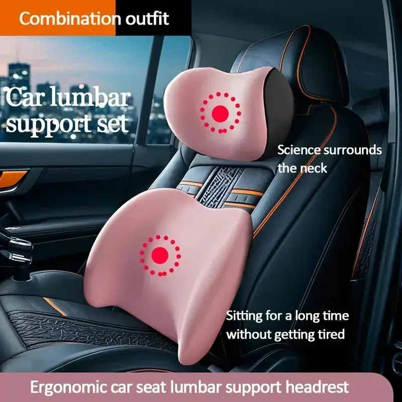 Bantal Penyangga Leher Sandara - Memory Foam Car Neck Pillow Lumbar Support ulasan dan harga