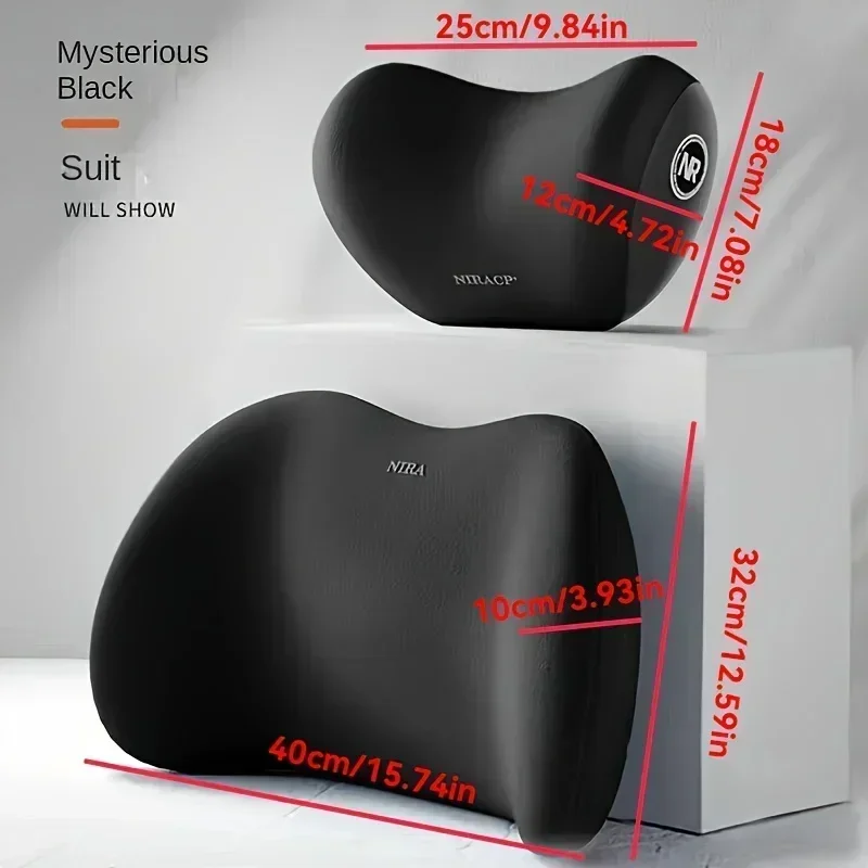 Bantal Penyangga Leher Sandara - Memory Foam Car Neck Pillow Lumbar Support ulasan dan harga