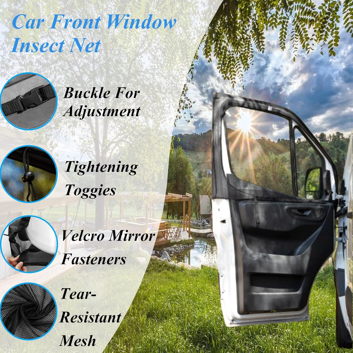 2 Buah Layar Anti Serangga Jen - Car Accessories ulasan dan harga