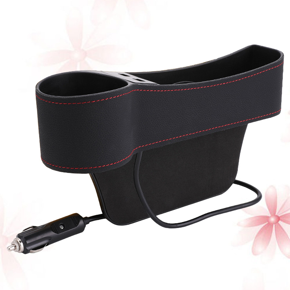 Kotak Penyimpanan Celah Kursi  - Seat Gap Filler Organizer With Usb Charger ulasan dan harga