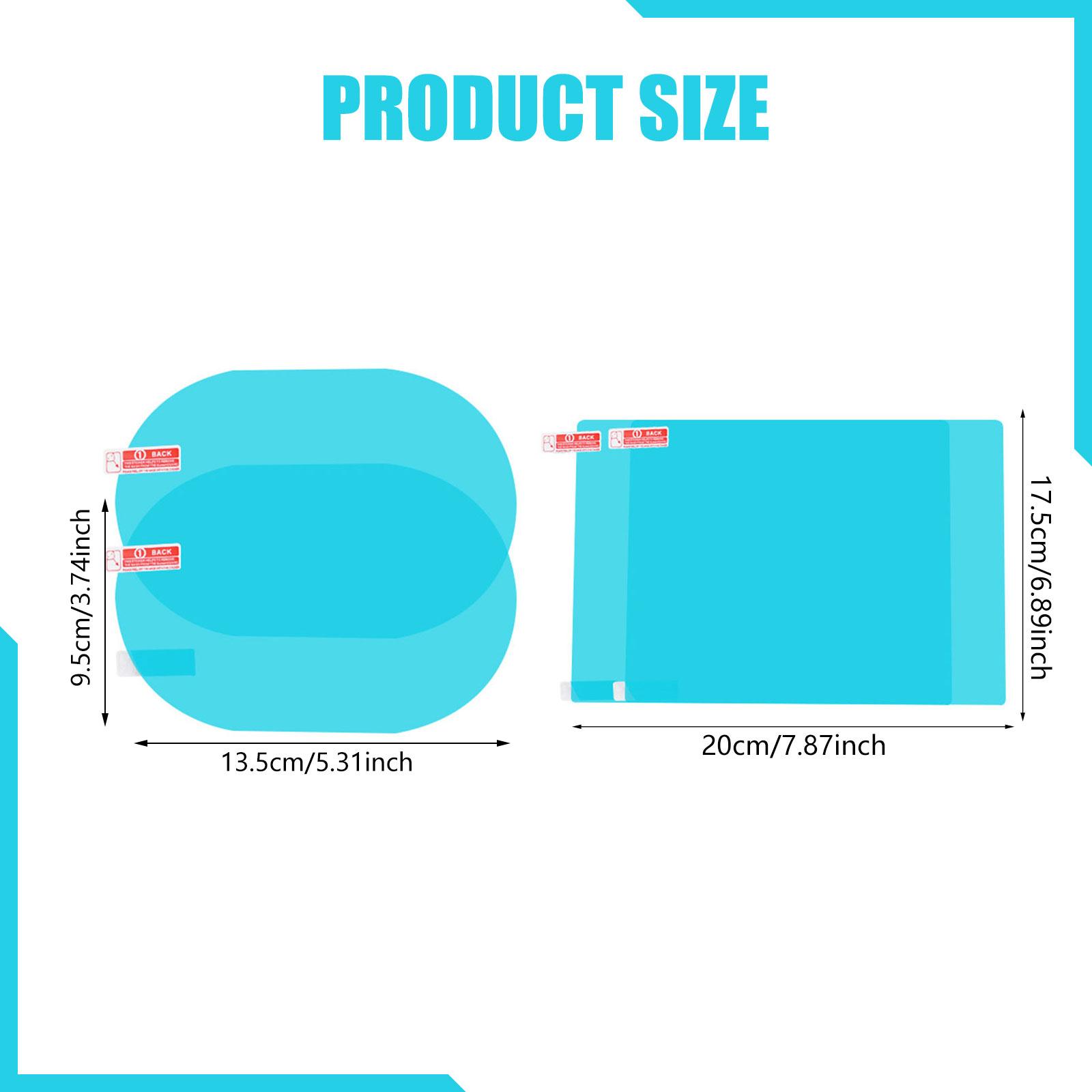 Stiker Pelindung Film Kaca Spi - Anti Glare Car Rearview Mirror Film ulasan dan harga