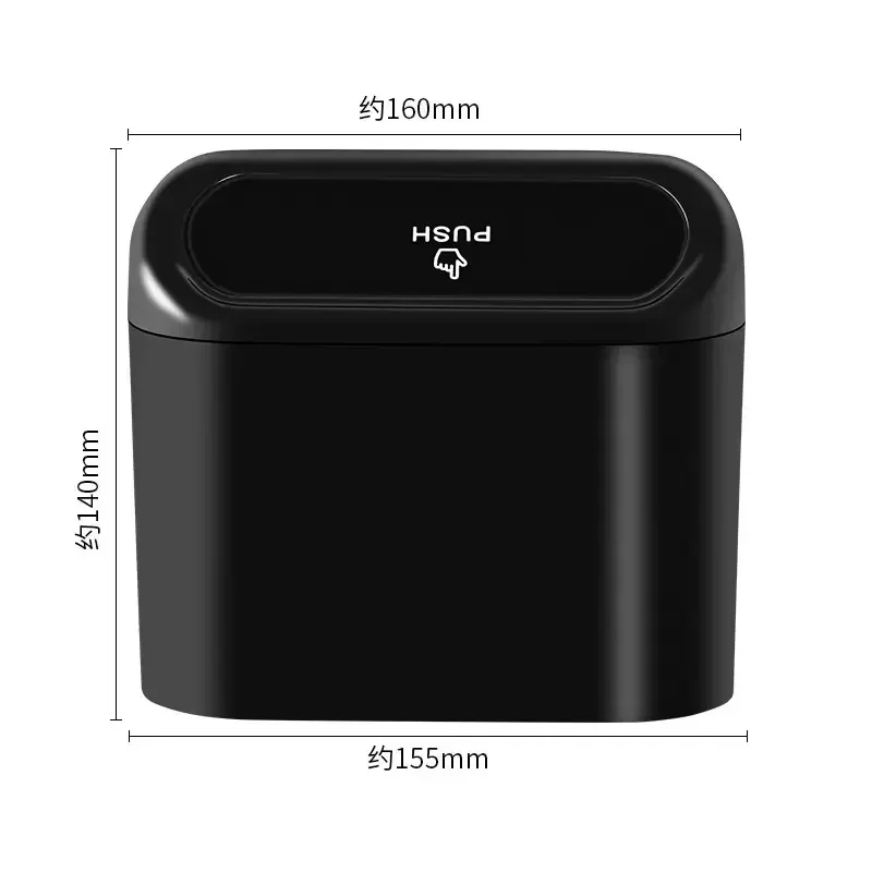 Tempat Sampah Mobil Mini denga - Waterproof Car Trash Can With Lid ulasan dan harga
