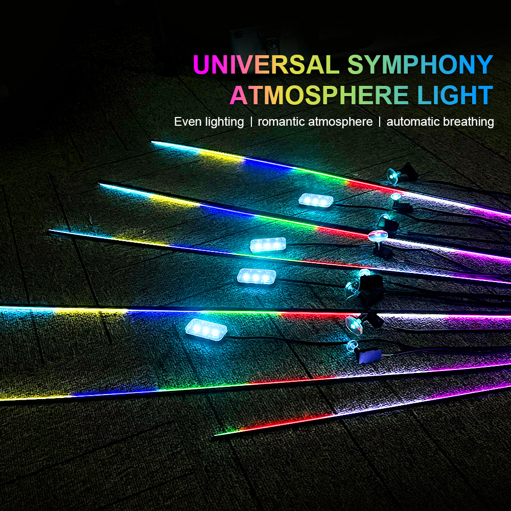Lampu suasana mobil RGB Sympho - Led Ambient Interior Car Lights App Control ulasan dan harga
