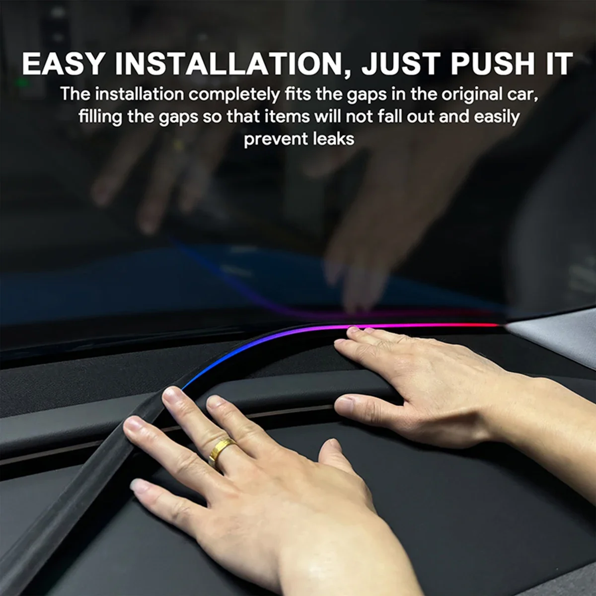Lampu Sekitar Mobil LED 140/15 - Led Ambient Interior Car Lights App Control ulasan dan harga