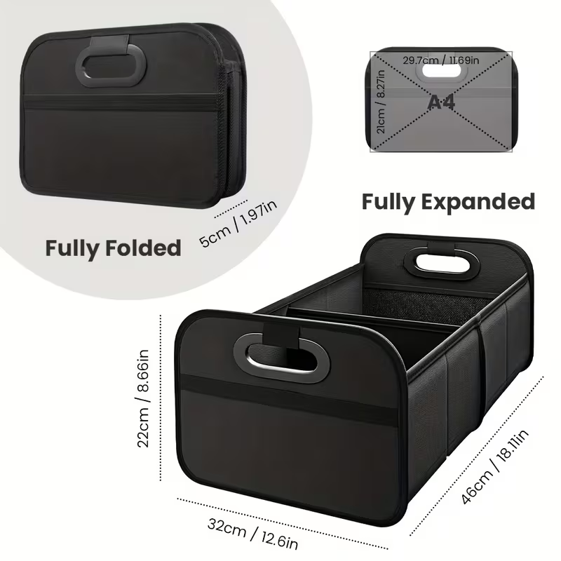 Kotak Penyimpanan Bagasi Mobil - Car Trunk Organizer Foldable Storage Box ulasan dan harga