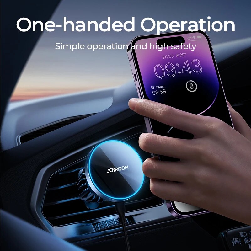 Joyroom pengisi daya ponsel mo - Wireless Car Charger Mount Fast Charging ulasan dan harga