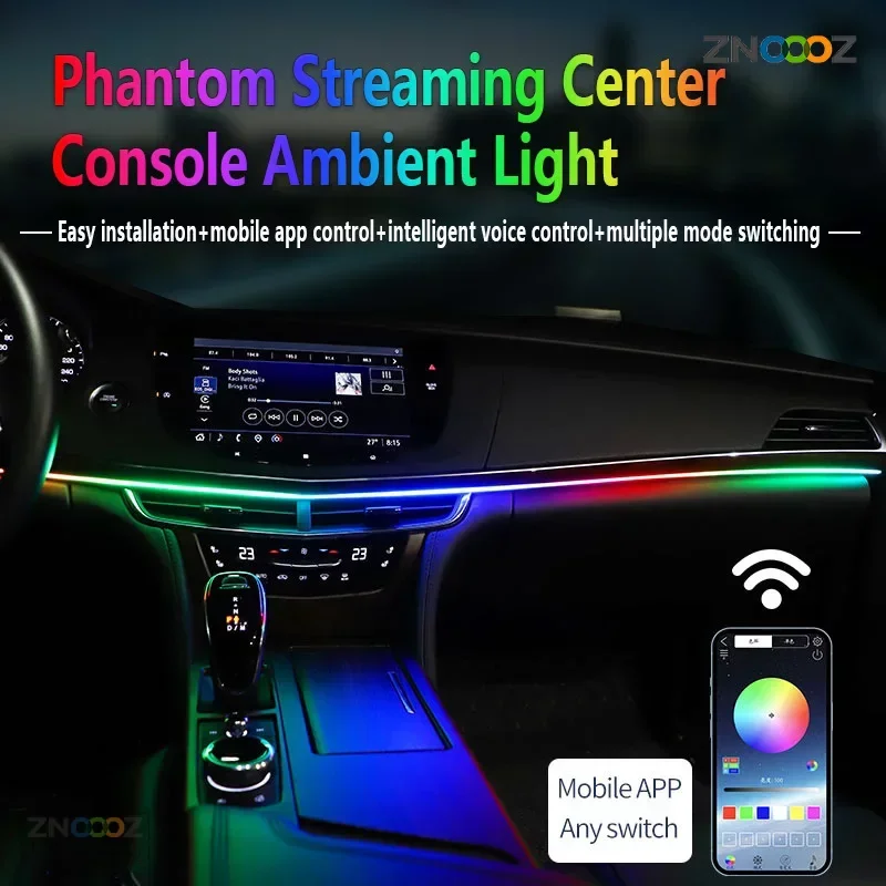 ZNOOOZ lampu LED Interior mobi - Led Ambient Interior Car Lights App Control ulasan dan harga