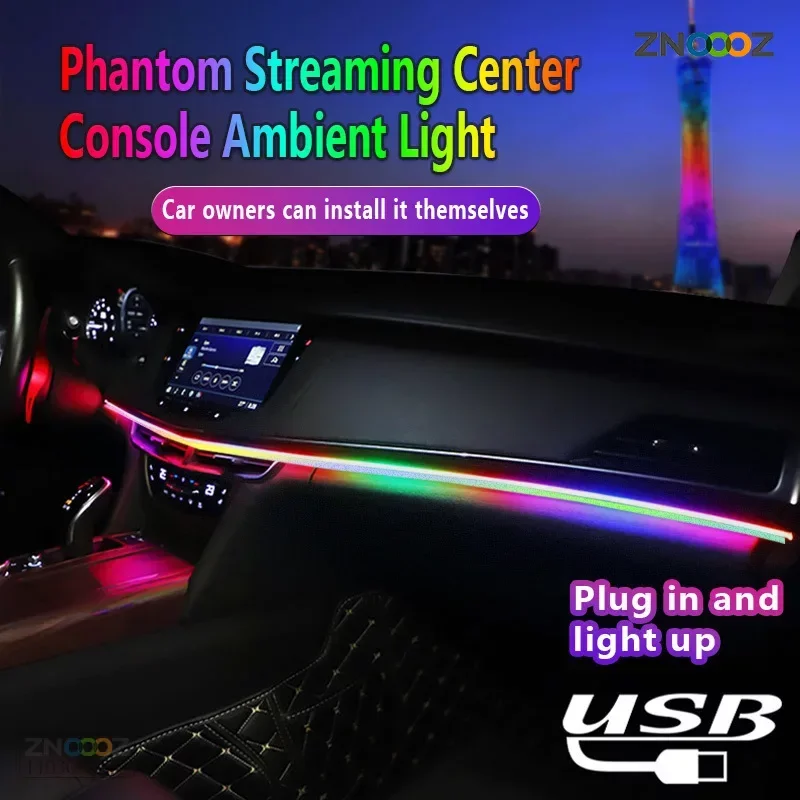 ZNOOOZ lampu LED Interior mobi - Led Ambient Interior Car Lights App Control ulasan dan harga