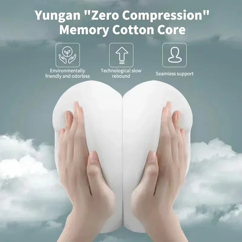 Bantal Penyangga Punggung Busa - Memory Foam Car Neck Pillow Lumbar Support ulasan dan harga
