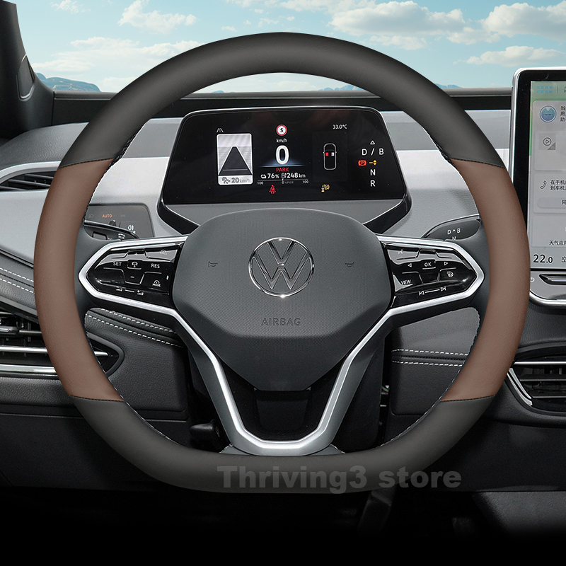 Sarung setir mobil kulit untuk - Car Steering Wheel Cover Anti Slip Breathable ulasan dan harga