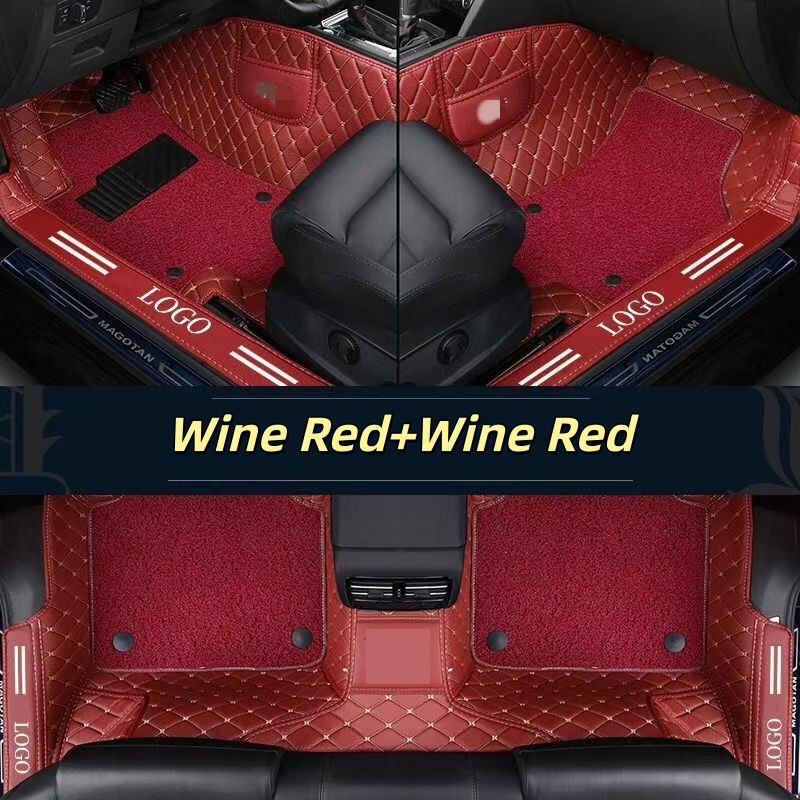 Karpet Mobil Kulit PVC Mewah T - Car Floor Mats Universal Waterproof Leather ulasan dan harga