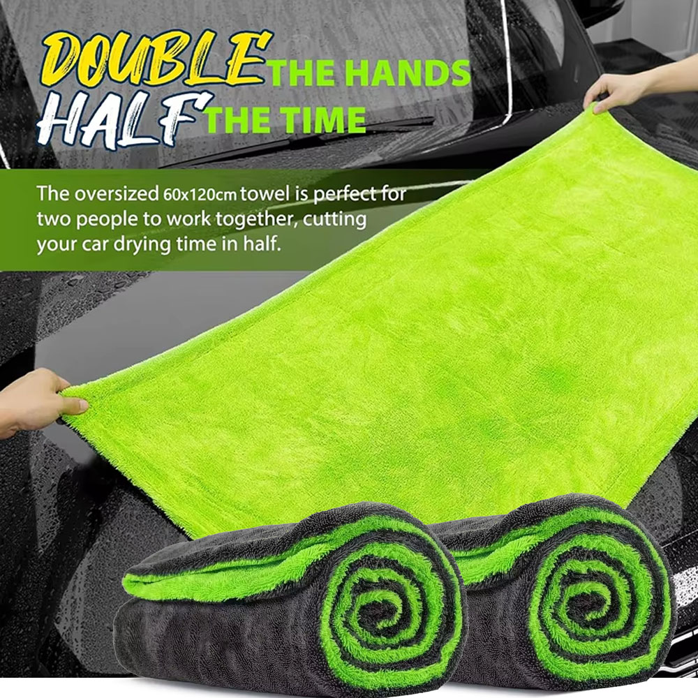 Handuk Cuci Mobil Mikrofiber U - Microfiber Car Drying Towel Super Absorbent ulasan dan harga