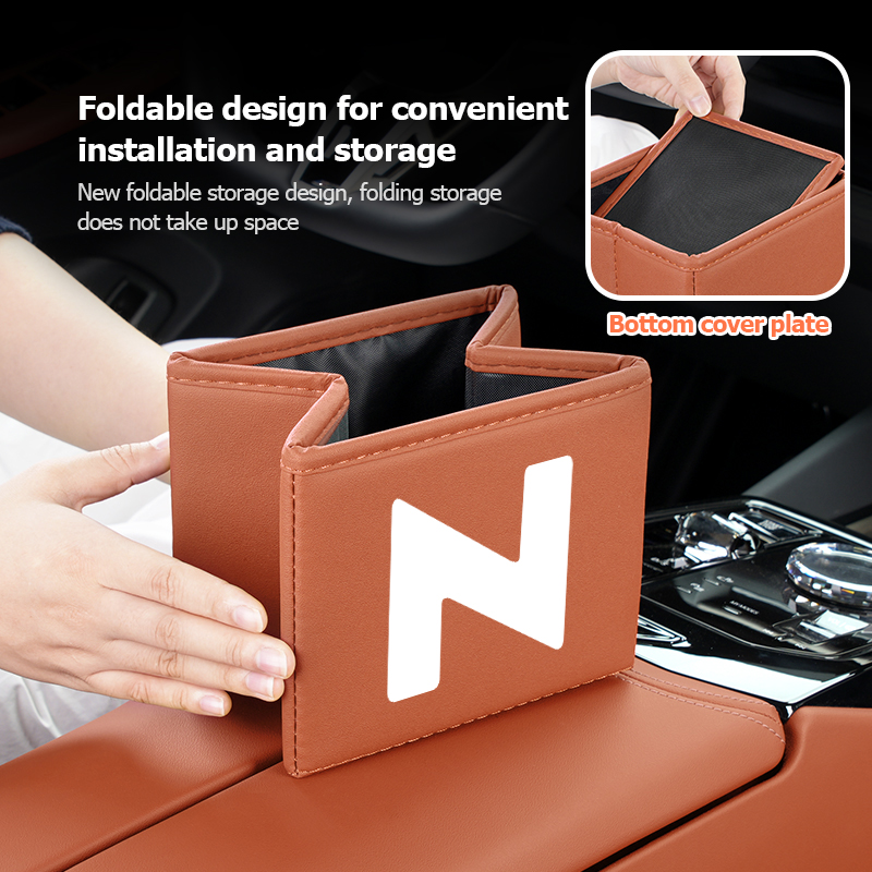 Tempat Sampah Mobil Tas Organi - Waterproof Car Trash Can With Lid ulasan dan harga