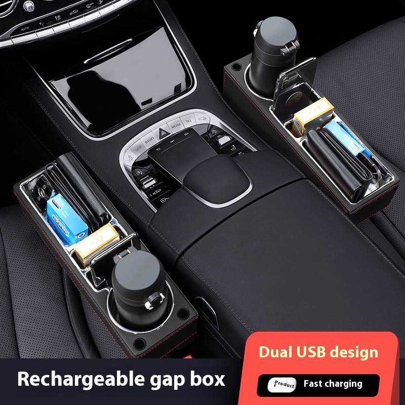 Pengatur pengisi celah kursi m - Seat Gap Filler Organizer With Usb Charger ulasan dan harga